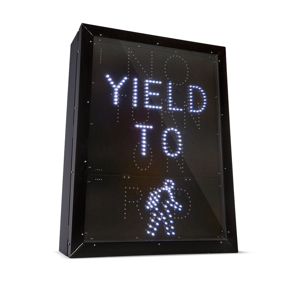 Lit LED Road Signs